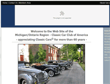 Tablet Screenshot of classiccarsofmichigan.com